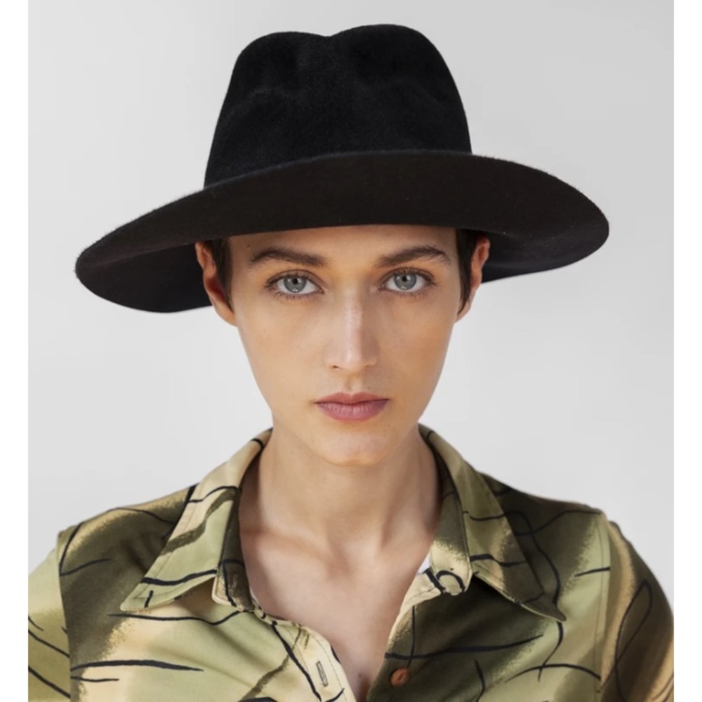 Clyde angora felt hat